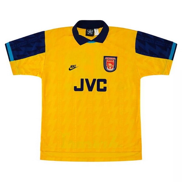 Camiseta Arsenal Tercera Equipo Retro 1994 1996 Amarillo